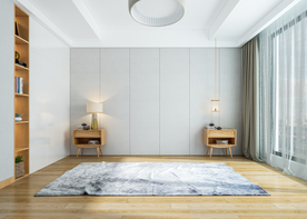 日式卧室背景墙 新中式空间设计