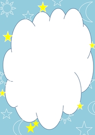 儿童卡通手绘背景边框素材