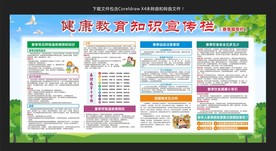 健康教育知识宣传栏-春季专栏