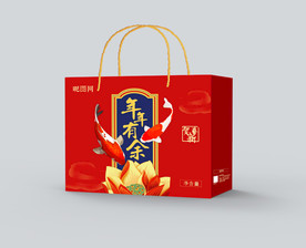 年年有余 红色年货礼盒