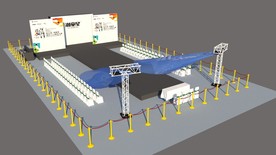 走秀舞台设计su模型