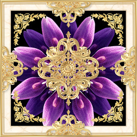 3d立体大理石背景墙吊顶壁画