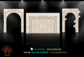 拱门  欧式婚礼背景