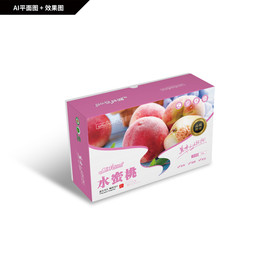 水蜜桃包装 桃子包装礼盒