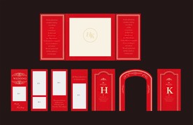 红金婚礼  欧式婚礼