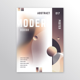 抽象简约艺术海报