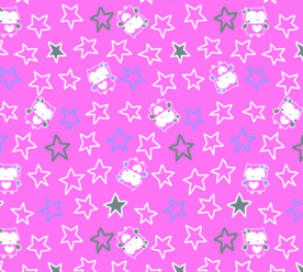 卡通 五角星 小猫