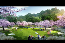 乡村公园景观设计效果图