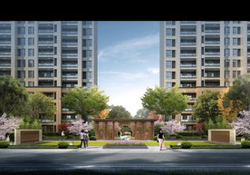 小区景观设计效果图