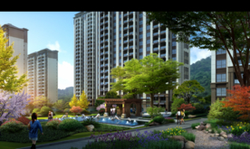 小区绿化景观设计效果图