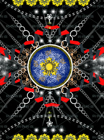 潮流印花 高清分层原图