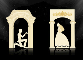 拱门  欧式婚礼背景