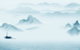 高档 意境新山水画 TIF分层