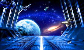 宇宙飞船控制室