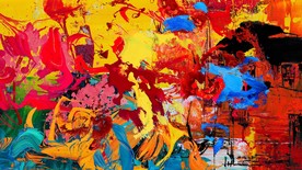 抽象油画