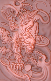 独角兽铜雕玄关