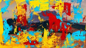 抽象油画