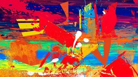 抽象油画