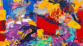 抽象油画