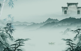 别墅新款山水新画 TIF分层