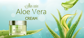 芦荟 化妆品海报