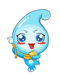 小水滴卡通吉祥物