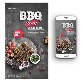 BBQ烧烤海报
