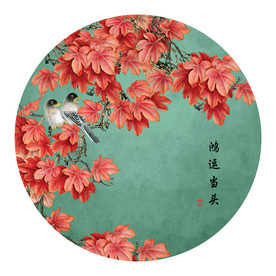 新中式鸿运当头花鸟装饰画