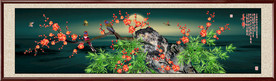 高清梅花竹子装饰画