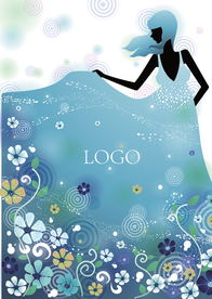 女人插画 模特插画 矢量女性