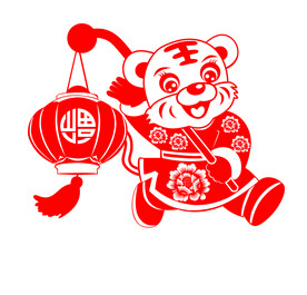 剪纸老鼠