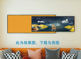 沙发背景挂画  组合画
