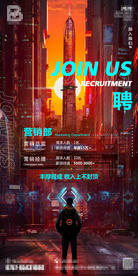 酒吧招聘海报