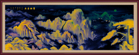 泰山金箔画