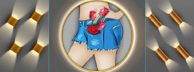现代晶瓷光影抽象美女装饰画