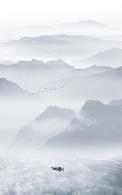 玄关山水画