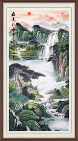 源远流长山水画