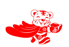 虎年窗花