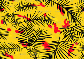 大牌花型 无缝衔接 印花