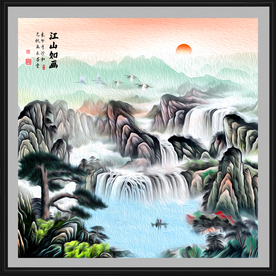 国画山水