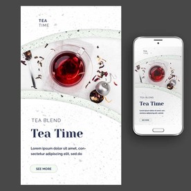 花茶海报图片