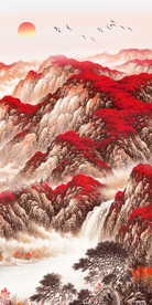 装饰画鸿运当头