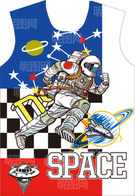 大牌男装 分层 潮流印花