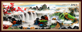 国画山水油画