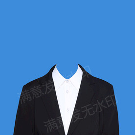 女生证件照半身西装