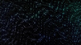 二进制密集代码背景循环素材