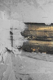 立体抽象金色水墨油画玄关装饰画