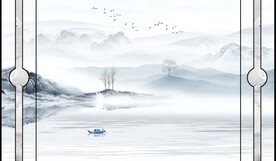 新中式水墨山水