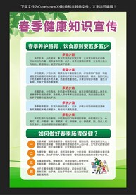 春季健康知识宣传