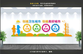 文明城市文化墙